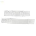 2 Packs Pants Button Extenders Adjustable Buckle Button Jean Waist Extenders for Skirts Pants. 