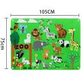 Kids DIY Felt Board Toys Montessori Story Board Ocean Farm Insect Animal Cartoon Pattern Wall Decoration Baby Early Learning Toy.