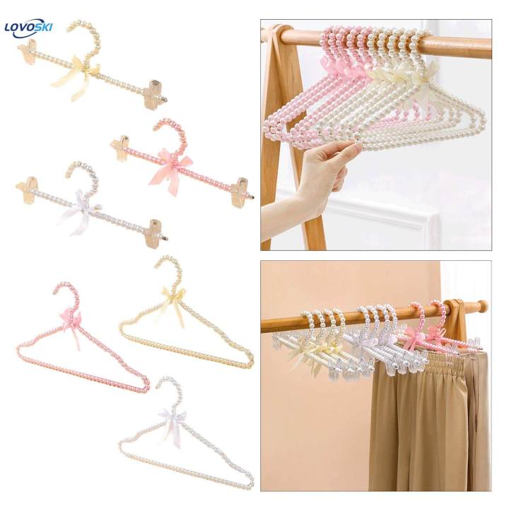 Elegant%20Clothes%20Dress%20Pants%20Hanger%20Beaded%20Clothing%20Hanger%20Closet%20Hanger%20Pearl%20Bowknot%20Clothes%20for%20Bride%20Baby%20Children%20-%20Image%203