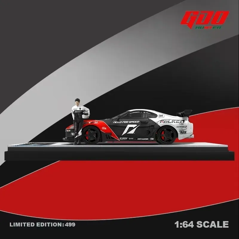 GDO In Stock 1:64 Supra A80Z NFS Racing Diecast Diorama Car Model