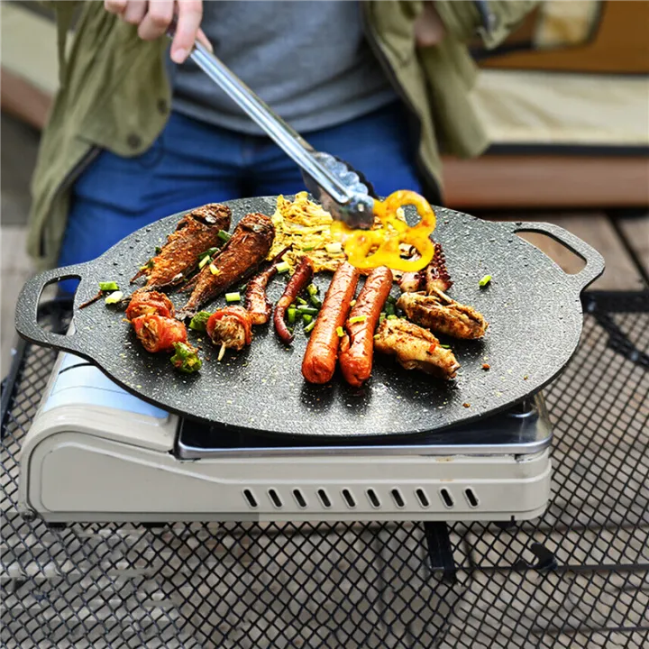 35cm%20Thick%20Cast%20Iron%20Frying%20Pan%20Flat%20Pancake%20Griddle%20Non-Stick%20Bbq%20Grill%20Induction%20Cooker%20Open%20Flame%20Cooking%20Pot%20-%20Image%202