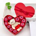 rose teddy bear rose artificial flower decoration. 