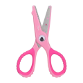 Pink - Deli 6071 Cartoon Crocodile Scissor.