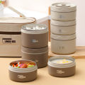 304 Stainless Steel Bento Lunch Box Set Keep Warm Container With Insulated Bag. 