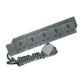 ENERGYPAC 13A 5 Point 3 Pin Multi with Earthing Extension Socket 2.25 Meter Heavy Duty Multiplug. 