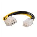 ATX 4 Pin Male to 8 Pin Female EPS Power Cable. 