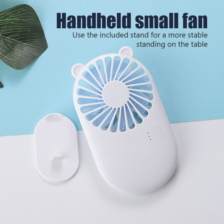 Summer%201Pc%20Cute%20Portable%20Mini%20Fan%20Handheld%20Usb%20Chargeable%20Desktop%20Fans%203%20Mode%20Adjustable%20Summer%20Cooler%20For%20Outdoor%20Travel%20Office%20-%20Charger%20Fan%20-%20Image%204