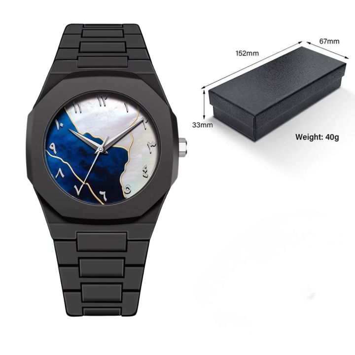 Men's%20Arabic%20Numeral%20Quartz%20Watch%20PC%20Plastic%20Material-%20Aura%20Arabic%20Watch%20-%20Black%20-%20Image%207