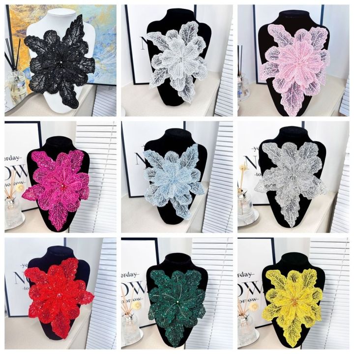 %E3%80%90NEW%E3%80%91%20New%20Polyester%20fibre%20Chest%20Flower%20Embroidery%20Women's%20Clothing%20Dress%20Decoration%20Multi-layer%20Sequin%20Children's%20Clothing%20Clothing%20Accessories%20-%20Image%208