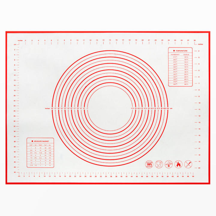 Waterproof Baking Silicone Pad Versatile Easy To Clean Heat-Resistant Kneading Pad Flexible Anti-Slip Baking Pad for Home Baking Professional Bakery Pastry Chefs Cooking Enthusiasts Food Preparation