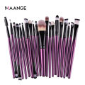 Factory wholesale 20 eye makeup brushes, full set of eyeshadow brushes, beauty tools, neutral logoless eyeliner brushes. 
