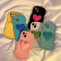 Heart Silicone Waves Phone Case For Samsung Galaxy M62 M13 M23 5G M22 M32 M42 M31 M21 M01 M11 M12 M30S M02 M01S M10S Soft Cover. 
