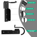 Bicycle Hook Rack Vertical Bike Rack Wall Mount for Space-saving Bicycle Storage Universal Garage Hanger with Helmet Hook less Than Space-saving Bike Rack.