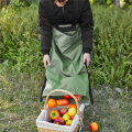 Fruit Picking Bag Vegetable Apron Oxford Cloth Canvas Forag Pouch.