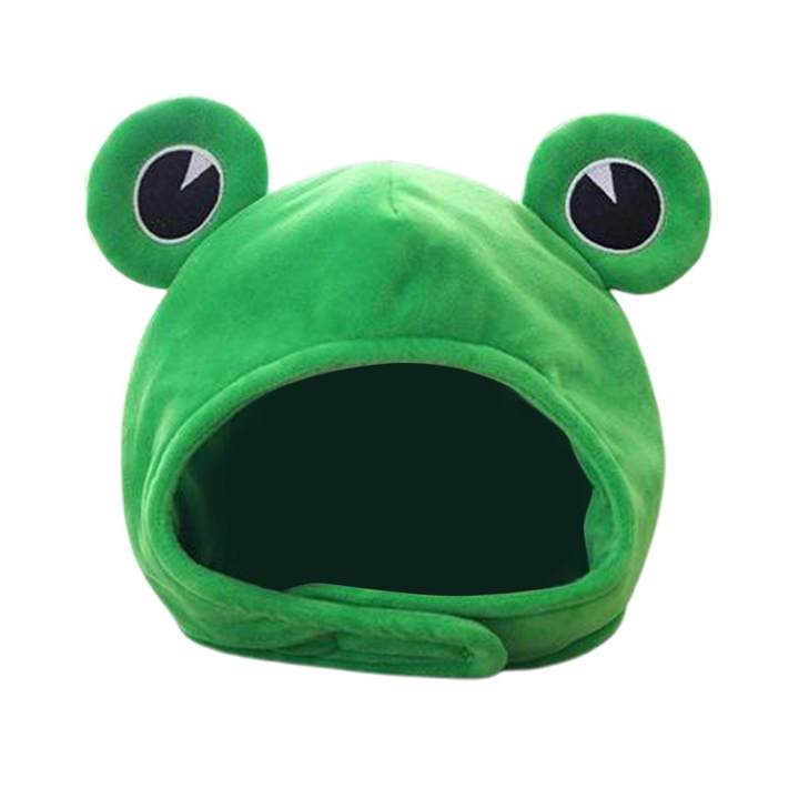 Cute%20Plush%20Frog%20Hat,%20Winter%20Scarf%20Cap,%20Ears%20Winter%20Ski%20Hat,%20Full%20Headgear%20Novelty%20Party%20Dress%20up%20Cosplay%20Costume,%20Green%20-%20Image%202