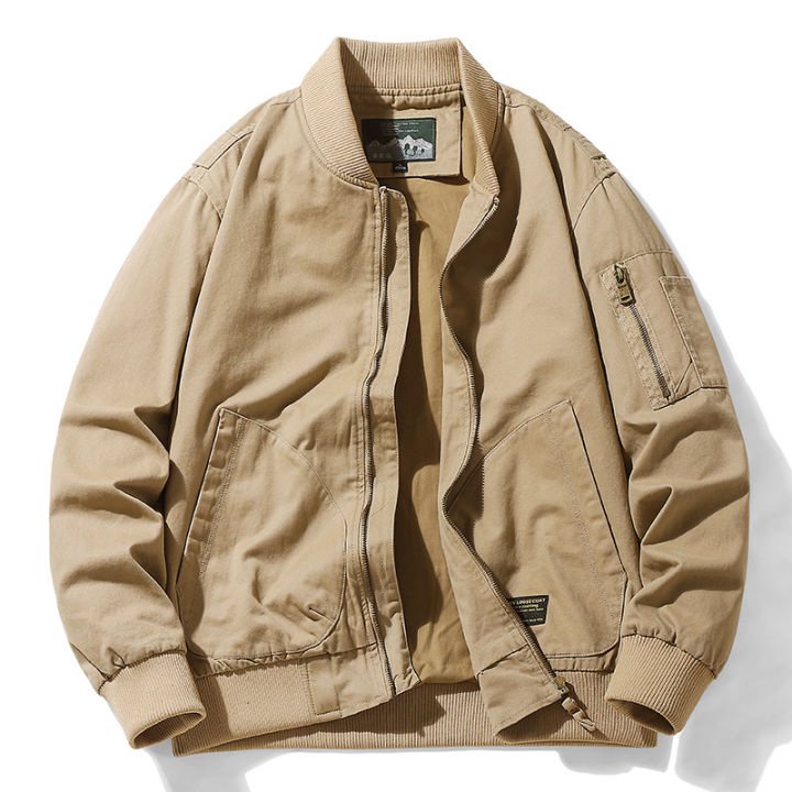 %E3%80%90Solo%20Yolo%E3%80%91Pilot%20Pure%20Cotton%20Coat%20Men's%20Spring%20and%20Autumn%20Loose%20plus%20Size%20Top%20Leisure%20Cargo%20Baseball%20Collar%20Men's%20Functional%20Jacket%20-%20Image%206
