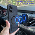 lthmy for OnePlus Nord CE5 Phone Case Luxury Leather TPU PC Shockproof Magnetic Wireless Charging Back Cover.