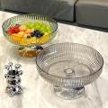 Fruit Bowl Pedestal Fruit Bowl Serving Bowl Multifunctional Modern Kitchen Decorative Pedestal Bowl Snack Bowl for Home Farmhouse Party.