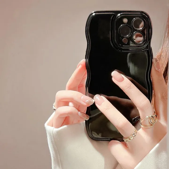 Soft%20Solid%20Color%20Curly%20Wavy%20Phone%20Case%20For%20iPhone%2015%2014%2013%2012%2011%20Pro%20Max%2014%20Plus%20Plain%20Silicone%20Shockproof%20Bumper%20Back%20Cover%20-%20Image%202