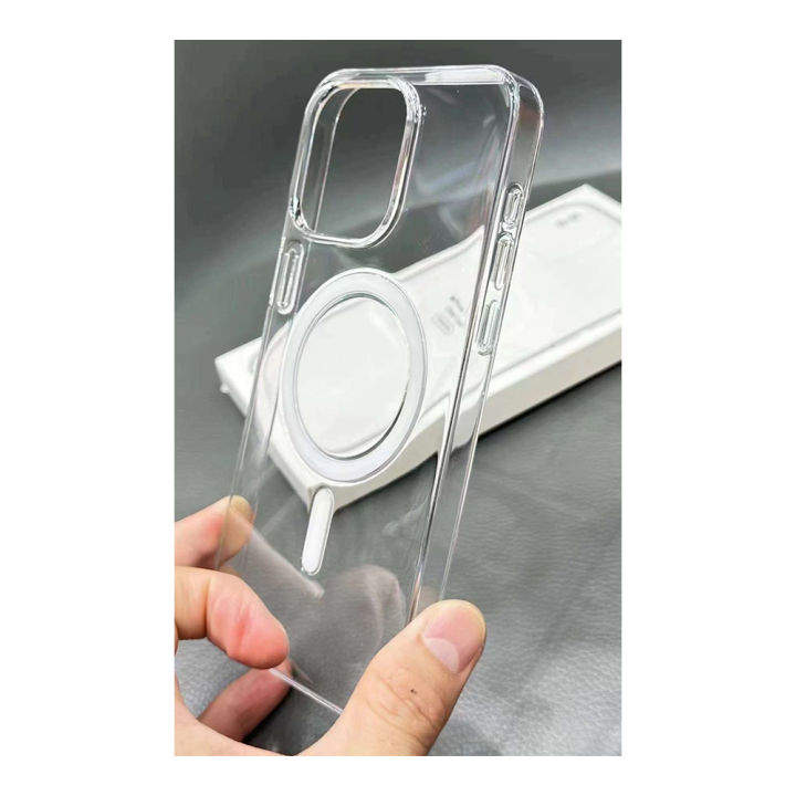 ANTI%20Yellow%20Clear%20MagSafe%20iPhone%20Case%20Crystal%20Clear%20Anti%20Yellow%20Transparent%20Case%20For%20Iphone%2013,14,15%20Pro%20&%20Pro%20Max%20Series%20-%20Image%202