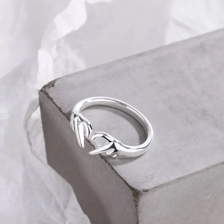 Creative%20Hands%20Than%20Heart%20Ring%20Simple%20Romantic%20Love%20Gesture%20Couple%20Rings%20For%20Women%20Fashion%20Wedding%20Jewelry%20-%20Image%202