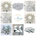 12 MM Square/Horse I/Round/Triangle/Romaws/Teardrop Shape Mirror Most Craft Almond-shaped Glass Arts and Crafts Used in Embroidery or Decoration.