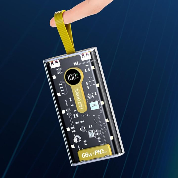 Portable%20Charger%20Bank,%2066W%20Fast%2020000mAh%20Charging%20Bank%20Charger,%20Portable%20Outdoor%20Charging%20Bank,%20Transparent%20Battery%20Pack%20with%20Lanyard%20Bank%20for%20Phone%20Tablet%20Pad%20-%20Image%205