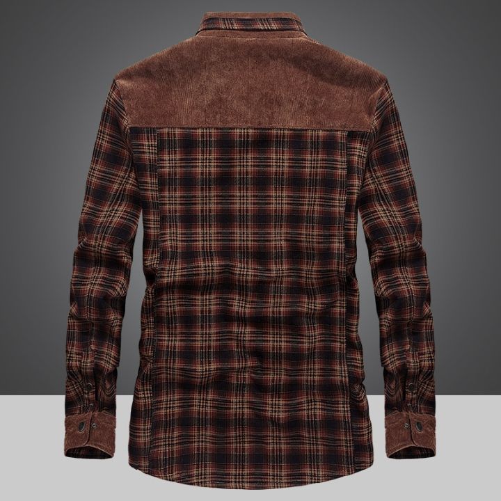 Winter%20Jacket%20Men%20Thicken%20Warm%20Fleece%20Shirts%20Coats%20100%25%20Cotton%20Plaid%20Flannel%20Jacket%20%20Clothes%20Size%20M-4XL%20-%20Image%207