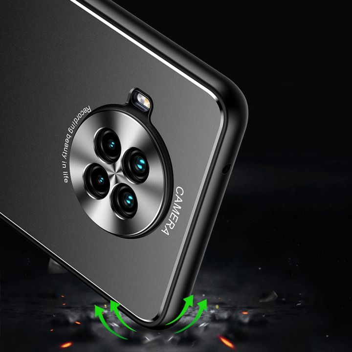 For%20Xiaomi%20Redmi%20Note%209%204G/Redmi%209%20Power/Redmi%209T%20Electroplated%20Metal%20Back%20Panel%20Soft%20TPU%20Bumper%20Double%20Shockproof%20Protective%20Cover%20Compatible%20case%20-%20Image%203