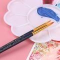 Giorgione 7 pcs Nylon Watercolor Brush Set, Flat Paint Brush for Oil, Watercolor, Painting, Pincel Para Pintura Art Supplies.