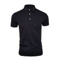 【Muslong】poloShirt Men's Short SleeveTT-shirt Ice Silk Lapel Underwear Blouse Summer Solid Color T-shirt Top.