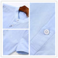 HUILISHI 5 COLOUR Chinese collar men's short-sleeved cotton shirt polo shirt. 