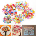 Generic DIY random color Set of 100 sewing buttons Craft for kids DIY toys, Plastic, Random Color, 20mm. 