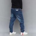Trendy Harem Jeans Men Denim Pants SLIM Loose Baggy Jeans Pants HIp Hop Jeans Man Clothing.