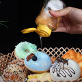 Plastic Honey Squeeze Bottle Condiment/Ketchup Dispensers Flip Cap Refillable Syrup Jars Leakproof Containers Squeezable Bottles.