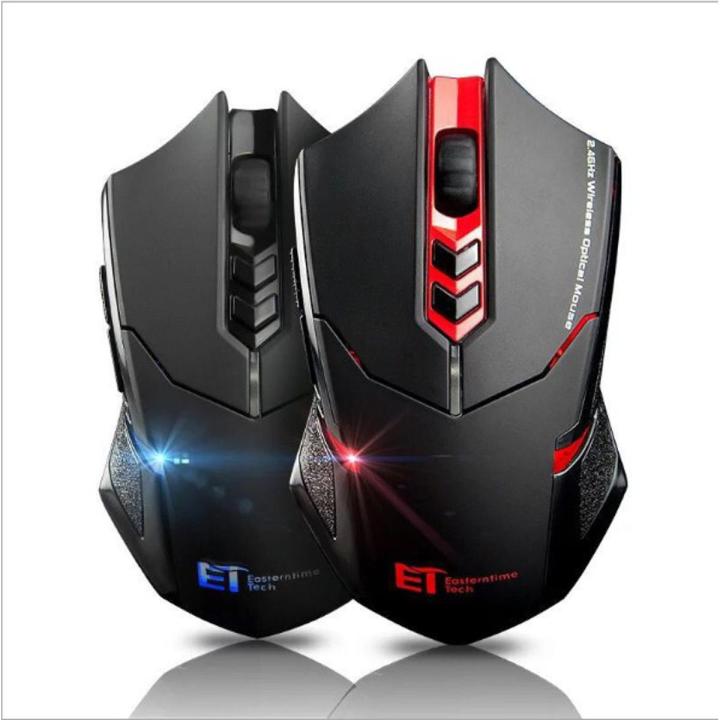 ET X-08 2000DPI Adjustable Wireless Professional Gaming Mouse (Red)