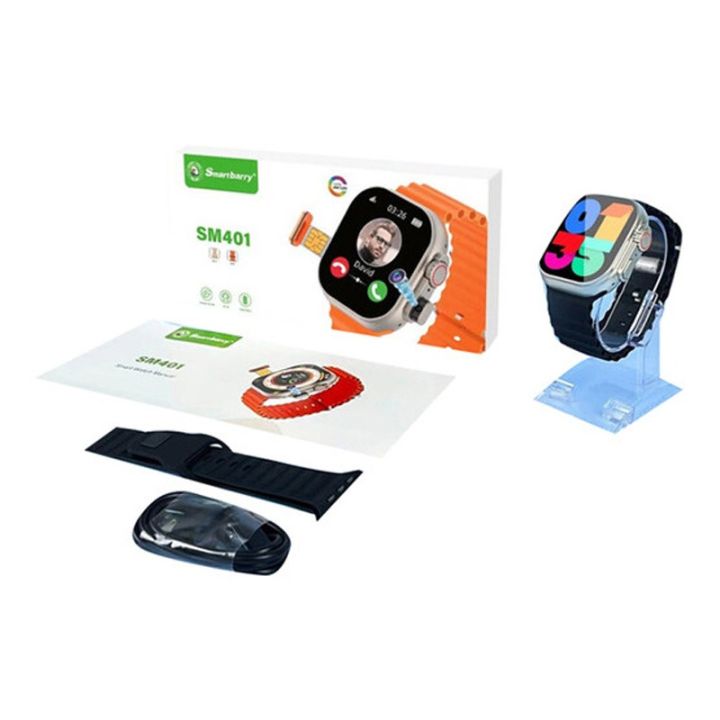 Smartbarry%20SM401%204G%20Smartwatch%20%E2%80%93%20SIM%20Support,%20Camera,%20Fitness%20Tracker%20&%20Heart%20Rate%20Sensor%20with%20Extra%20Strap%20-%20Image%202