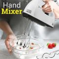 Versatile 7-Speed Electric Hand Mixer - Portable Kitchen Appliance for Baking and Cooking with US Plug. 