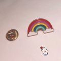 Cute Japanese Metal Cartoon Brooch Girl Personality Badge Creative Accessories Cartoon Safety Pin.