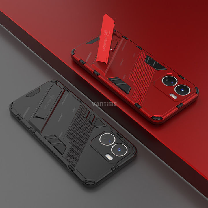 for%20Vivo%20Y16%20Case%20Kickstand%20Ultra%20Thin%20Shockproof%20Matte%20Back%20Cover%20-%20Image%205