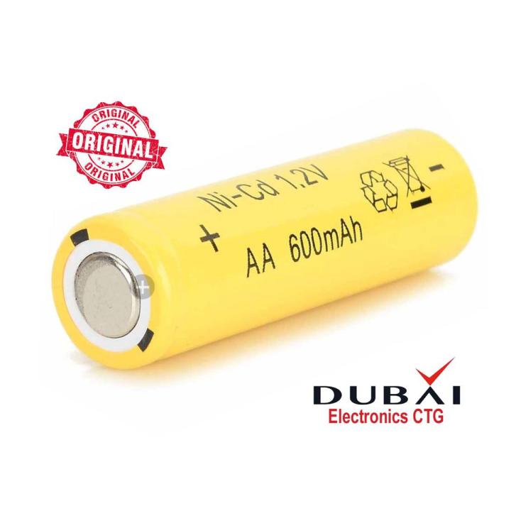 Rechargeable AA 600MAH 1.2V Ni-cd battery 1 pcs for electric kemei +nova+philips trimers,toys,wall watch and others