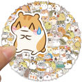 100 Cute Cartoon Hamster Doodle Stickers, Waterproof DIY Luggage Notebook Skateboard, Kids Reward Stickers. 