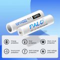 PALO 3.7V 10440 Rechargeable Li-Ion Battery 10440 AAA Lithium ion Batteries for Flashlight Mini Speaker Megaphone lights. 