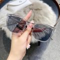 Square Round Sunglasses Women Men Driving Goggles Yellow Lens Transparent Optical Eyewear Frame Color Sun Glasses lunettes solei. 