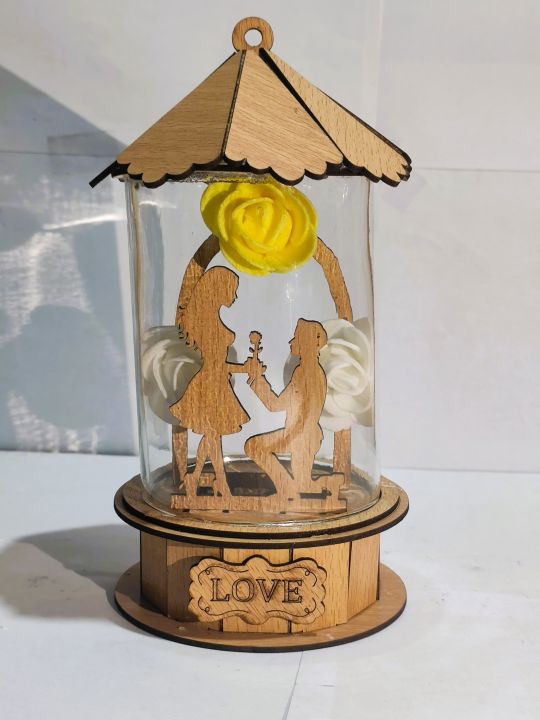 Wooden%20Cute%20Couple%20Decorative%20Showpiece%20Lightinig%20System%20-%20Image%206