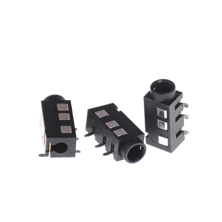 10%20Pcs%20PJ-320D%204%20Pins%20SMD%203.5mm%20Female%20Headphone%20Jack%20Connector%20PCB%20Mount%20Encounter%20-%20Image%203