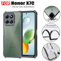 Honor X7C Phone Case Honor X7A X7B Shockproof Case Transparent Armor Acrylic TPU Soft Anti-fall Casing Cover. 