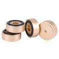 4PCS Turntable Isolation Feet Pads Aluminum Speaker Spikes Stand Foot Cones Base Mat for Audio Sound Amplifier.
