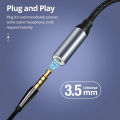 CASIFY G1 Type-c to 3.5mm jack earphone cable 3.5mm AUX USB C Audio Adapter Type C to 3.5mm Aux Female Adapter Audio Adapter Type-C to 3.5mm Jack Headphone Type-C Audio Converter Adapter Type C Sound Card.
