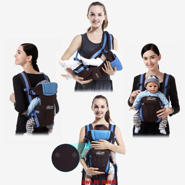 Beth%20Bear%20Baby%20Carrier%20Backpack%20Breathable%20Front%20Facing%204%20in%201%20Infant%20Comfortable%20Sling%20Backpack%20Pouch%20Wrap%20Baby%20Kangaroo%20New%20-%20Image%202